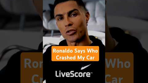 Who Actually Crashed Ronaldo's Car? | | #ronaldo