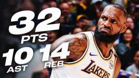 LEBRON JAMES TAKES OVER - 32-PT TRIPLE-DOUBLE 👑 🔥 | October 26, 2024