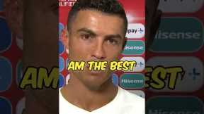 Ronaldo Acknowledges:- Messi is the Best Player 😱 || Must Watch #shorts #ronaldo