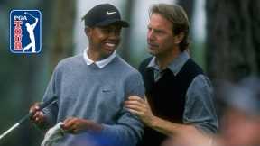 Tiger Woods and Kevin Costner's extended highlights | 1997 Pebble Beach