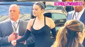 Selena Gomez Dives Right Into A Mob Of Adoring Fans While Arriving At The 'Emilia Perez' Screening