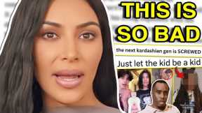 KIM KARDASHIAN IS IN BIG TROUBLE … mommy shamers attack