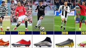 Cristiano Ronaldo - The Evolution of CR7 Football boots 2002-2022