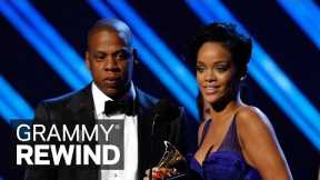 Witness Rihanna Accept Her First-Ever GRAMMY Win With JAY-Z For Umbrella | GRAMMY Rewind