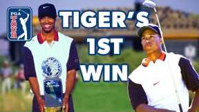 Tiger Woods’ first PGA TOUR victory in 1996 | FULL final round broadcast