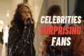 celebrities surprising fans | street