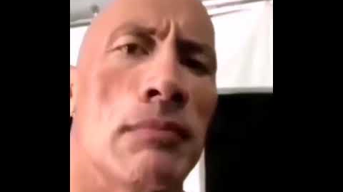 The Rock eyebrow raise