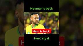 Neymar jr  is back.world cup#for you #trending #youtubeshorts @BestFootballShortsBFS