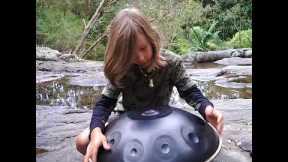 10 year old Handpan Prodigy - Sunnisessionz plays his own composition 'Delusion'