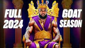 LEBRON FULL 2024 SEASON KING JAMES MOMENTS & HIGHLIGHTS