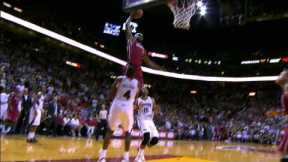 LeBron James Absolutely Posterizes Paul Millsap!!