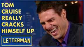 Tom Cruise Can't Stop Laughing About His Prank | David Letterman