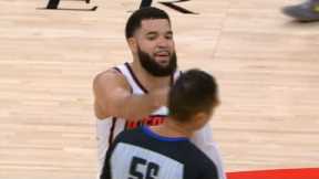 Fred VanVleet pokes ref in the head and calls him a b*tch after ejected 😳