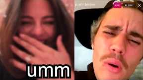 Justin Bieber Finally Reacts to Selena Gomez Engagement!!! (Hailey Bieber DID WHAT?)