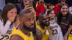 LeBron Shows LOVE to a Young Fan After the Game ❤️