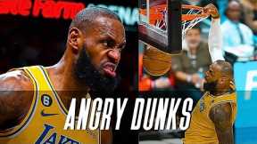 LeBron James ANGRY DUNKS From 2023-2024 NBA Season