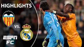 TEMPERS FLARE 🔥 Valencia vs. Real Madrid | LALIGA Highlights | ESPN FC