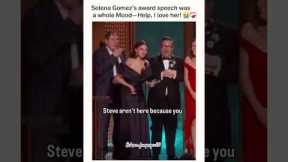 Selena Gomez’s hilarious award speech moment! 😂😍