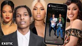 Nicki Minaj Shows Support to A$AP Rocky & Rihanna🥹& Diamond Single OTW‼️CardiB Lies to her fans🥲☕️