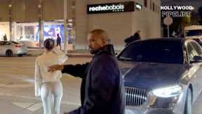 Kanye West Stops Traffic for Bianca to Pose in the Streets of Hollywood