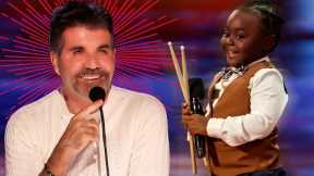 ADORABLE Kid Drummer SHOCKS the AGT Judges!