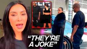 Kim Kardashian Clowns Kanye For Getting Thrown Out Of Grammys | Kanye Is P1mping Bianca?