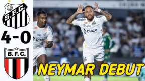 Neymar Debut 🔥 Santos FC vs Botafogo Highlights & All Goals 2025