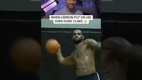 When LeBron put on his OWN dunk clinic 😳 #tigerreacts
