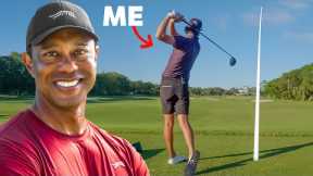 Tiger Woods teaches me how to hit it Straight!