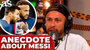 NEYMAR shares hilarious anecdote about MESSI'S  penalty training in PARIS