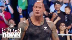 THE ROCK RETURNS TO SMACKDOWN! | WWE SmackDown Highlights 9/15/23 | WWE on USA