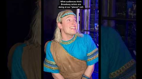 what Broadway actors actually do at places 👀 #actor #broadway #pov #musical #backstage #job