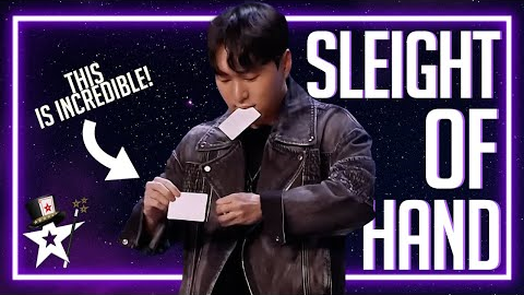 BEST Sleight of Hand Magicians on Got Talent EVER!