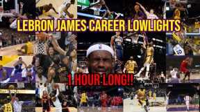 LeBron James Lowlights (CROSSED/POSTERIZED/REJECTED) 1 HOUR LONG