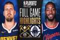 #4 NUGGETS at #5 CLIPPERS | FULL GAME 