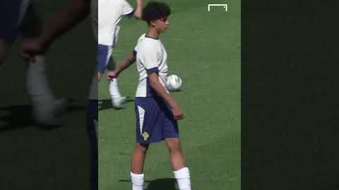 CRISTIANO RONALDO'S SON TRAINS WITH PORTUGAL 🤩  #football #soccer #shorts