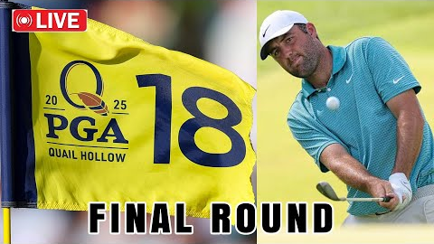 🔴Live PGA championship 2025 :Scottie Scheffler surges atop leaderboard as tournament final round