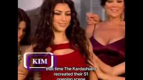 When the Kardashians recreated their season 1 opening scene #shorts #kardashians #kuwtk #celebrities