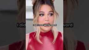 Khloe Won an Award!! #kardashians #shorts #khloekardashian #kimkardashian #kyliejenner #kylie