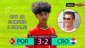 Portugal U15 3-2 Croatia U15 🔥 Cristiano Ronaldo Jr 2 GOALS & Skills 🔥