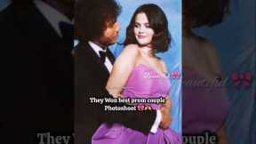 Best Prom couple #selenagomez #usa #hollywood #love