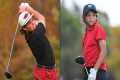 Best shots from Charlie Woods, John