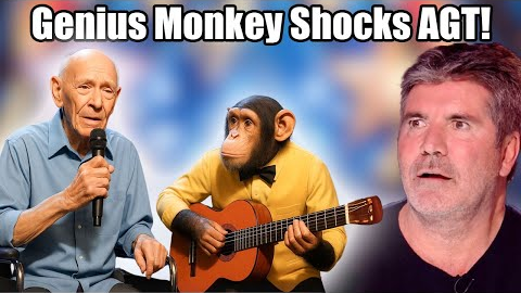 95 Year Old Man and Guitar Prodigy Monkey Deliver a Jaw Dropping Performance at AGT 2025!