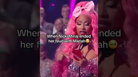 When Nicki Minaj ended her feud with Mariah #shorts #celebrities #arianagrande #edit #singer