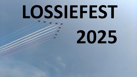 RAF Lossiemouth Red Arrows Typhoon displays June 7th 2025 Lossiefest friends and family day