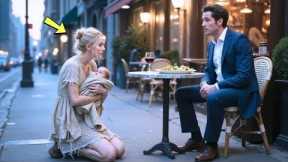 May I Have Your Leftovers, Sir?”—But When the Millionaire Looked Into Her Eyes, a Miracle Happened…