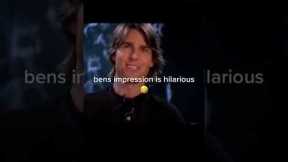 Ben STILLER and TOM CRUISE -impressions (LOL) #shorts