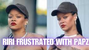 Pregnant Rihanna Keeps It Cool Despite Paparazzi Frustration