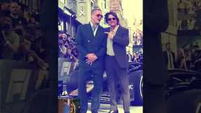 Brad Pitt Caught Run & Hugged Tom Cruise at F1 Premiere #funny #shorts #love #comdey #music #news