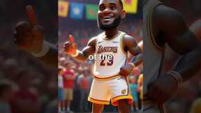 LeBron busted? #basketball #dunk #fail #funny #joke #music #nba #sad #jokes #pov #shorts